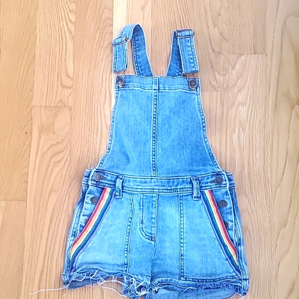 J Crew denim short overall
